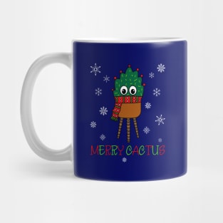 Merry Cactus - Christmas Cactus With Scarf Mug